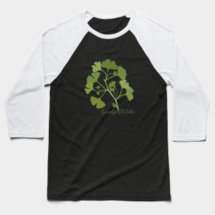 Branch of Ginkgo biloba Baseball T-Shirt